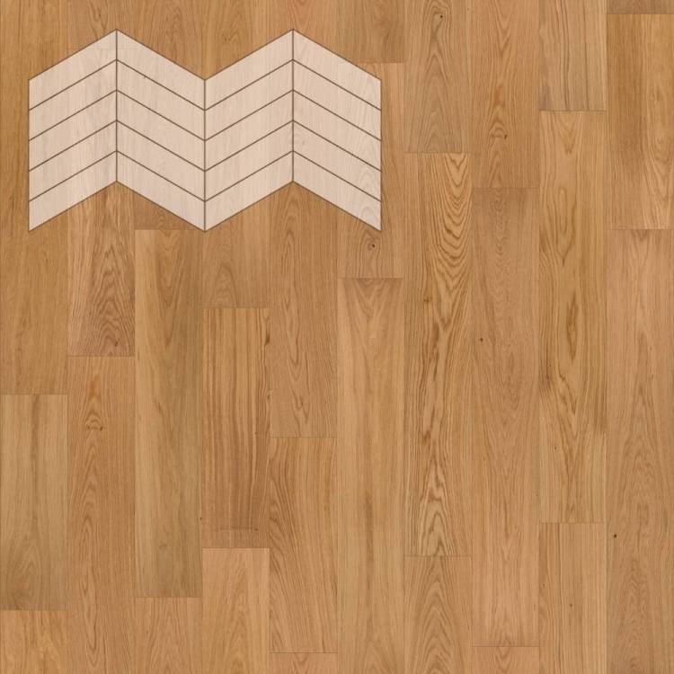 Паркетная доска Lab Arte Chevron Pro Французская Елка Дуб Рустик Кольт лак 348-400x90x14