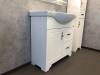 Тумба с раковиной Comforty Севилья-85 00-00003083 белый фото 3