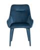Набор из 4 стульев Stool Group Диана MC101-2 KD HLR-63/HLR-63 LEGS X4 сине-зеленый фото 3