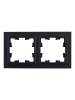 Рамка 2-постовая IEK Brite BR-M22-K02 черный фото 6