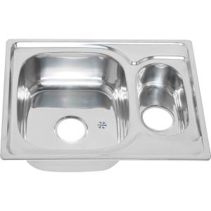 Мойка кухонная Melana 226 t (*10) врезная прямоугольная с сифоном 630x500мм