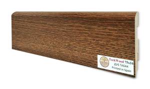 Плинтус Teckwood Цветной Дуб Табак 2150x75x16
