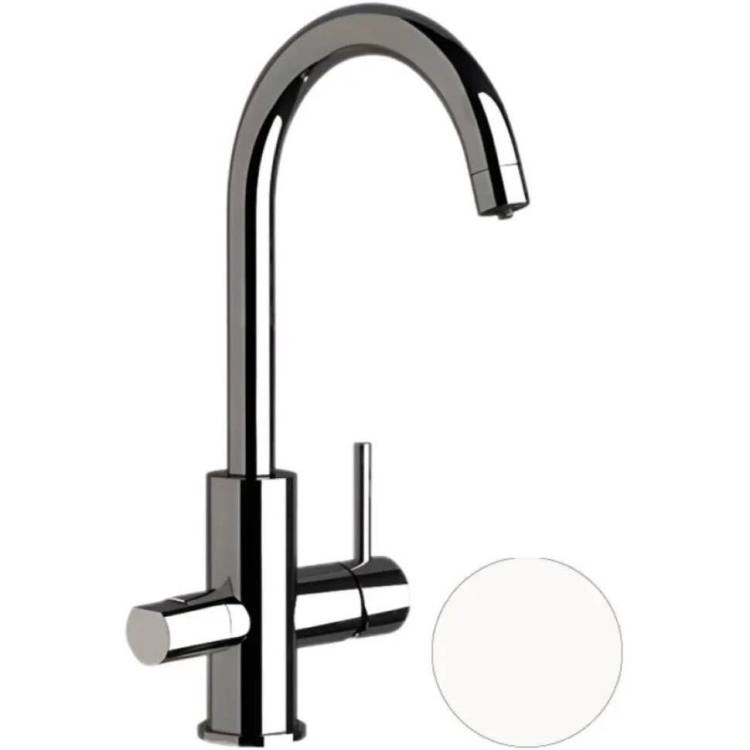 Смеситель для кухни Remer X-Style N792DWBO белый матовый