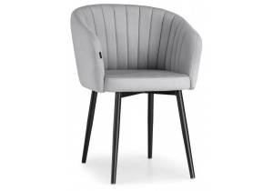 Стул Woodville Моншау 462152 velutto 52 / черный