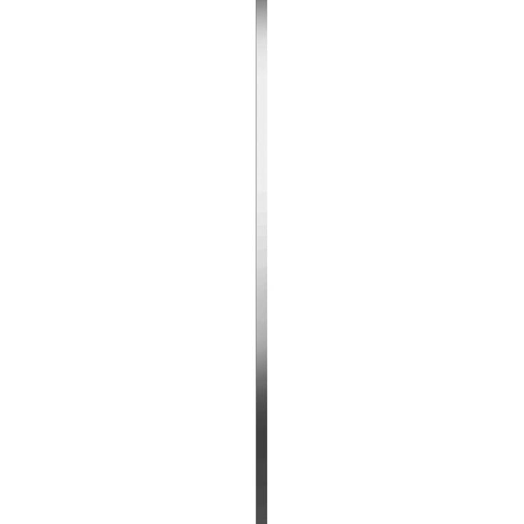 Бордюр Meissen Metallic A16924 Глянцевый Серебристый 2x89.8