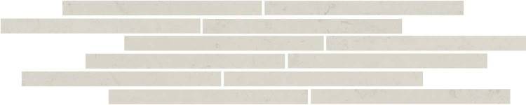 Декор Kerama Marazzi Карму T025\11205 мозаичный бежевый светлый 75x15