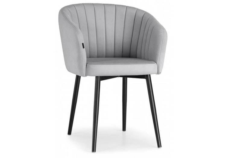 Стул Woodville Моншау 462152 velutto 52 / черный