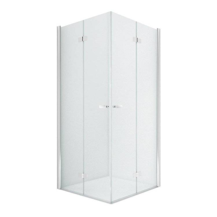 Душевое ограждение NEW TRENDY NEW SOLEO складные 2D 100x80x195 D-0150A/D-0152A (хром)