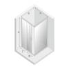 Душевое ограждение NEW TRENDY NEW VARIA 100x90x190 D-0189A/D-0102B (хром) фото 3