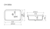 Раковина Ceramica Nova Era CN15006 57x39.5 см фото 7