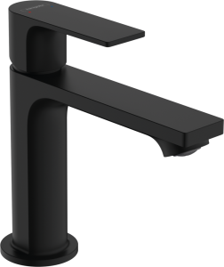 Смеситель для раковины Hansgrohe Rebris E 72557670 с донным клапаном, черный матовый