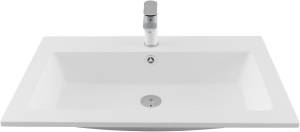 Раковина Aquanet Электра 80 326512 белый матовый, 80x50