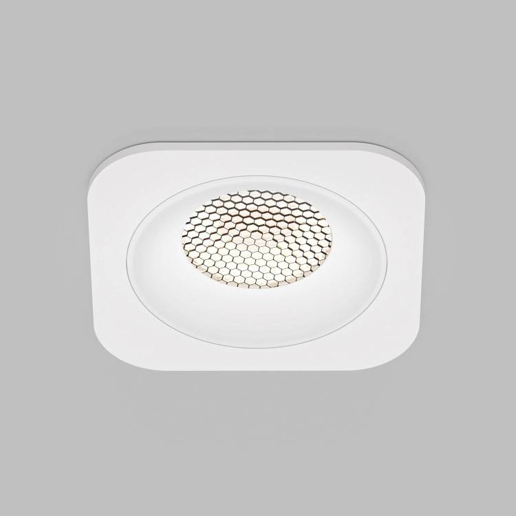 Встраиваемый точечный светодиодный светильник Elektrostandard Tetro 15276/LED 10W 4000K белый IP44