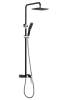 Душевая стойка Boheme Venturo 378-B черный, хром