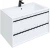 Мебель для ванной Aquanet Lino 80 белый матовый фото 3