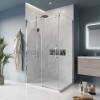 Душевой уголок Belbagno MARINO-AH-1-110/90-C-Cr профиль хром, стекло прозрачное, 110x90x195