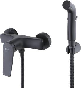 Гигиенический душ Lemark Bronx LM3718BL со смесителем, черный