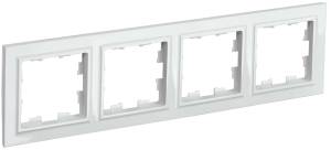 Рамка 4-постовая IEK Brite BR-M42-K01 белый