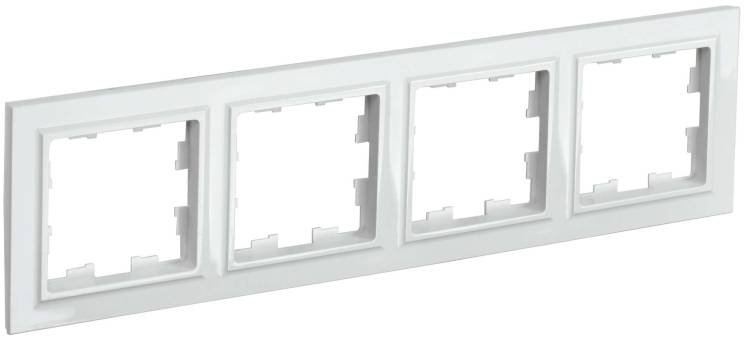 Рамка 4-постовая IEK Brite BR-M42-K01 белый