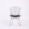 Стул обеденный Stool Group Bertoia BTY-18-P6 CH/BL с черной подушкой фото 2