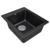 Мойка кухонная Paulmark Kante 45 PM104651-AN Антрацит, 46.5x51 фото 2