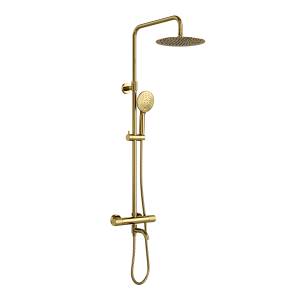 Душевая стойка Wasserkraft Muritz (Мюриц) A98101.208.207PG золото глянцевое
