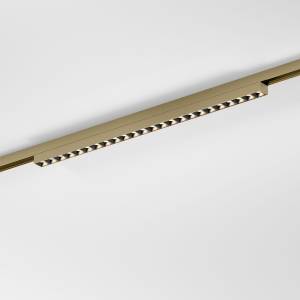 Трековый линейный светодиодный светильник Elektrostandard Brass Line 85529/01 20W 3000K латунь