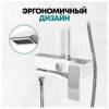 Душевая стойка Grocenberg GB7007-1WC белый, хром фото 11