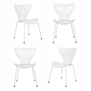 Комплект из 4-х стульев Bradex Home Seven Style FR 0819K белый