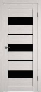 Межкомнатная дверь Владимирская Фабрика Дверей Atum 23 Bianco стекло Black Gloss 600x2000