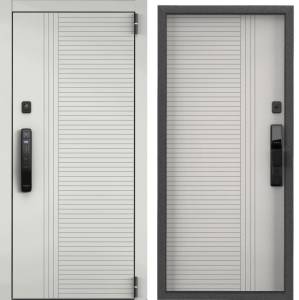 Входная стальная дверь Torex CYBER PRO PP 1744138 ПВХ Ферро/ПВХ Бьянко 2050x880