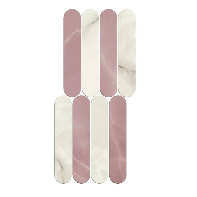 Мозаика Atlas Concorde Russia Symphonyx 620110000163 Crystal Rose Mosaic Ellipse Lap / Симфоникс Кристал Розе Элипс Лап 23.5x56