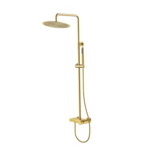 Душевая стойка Boheme Stick 128-MG.3 Matt Gold Linea