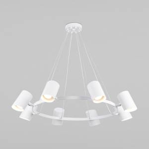 Большая подвесная люстра Eurosvet Splay 70147/8 белый Smart