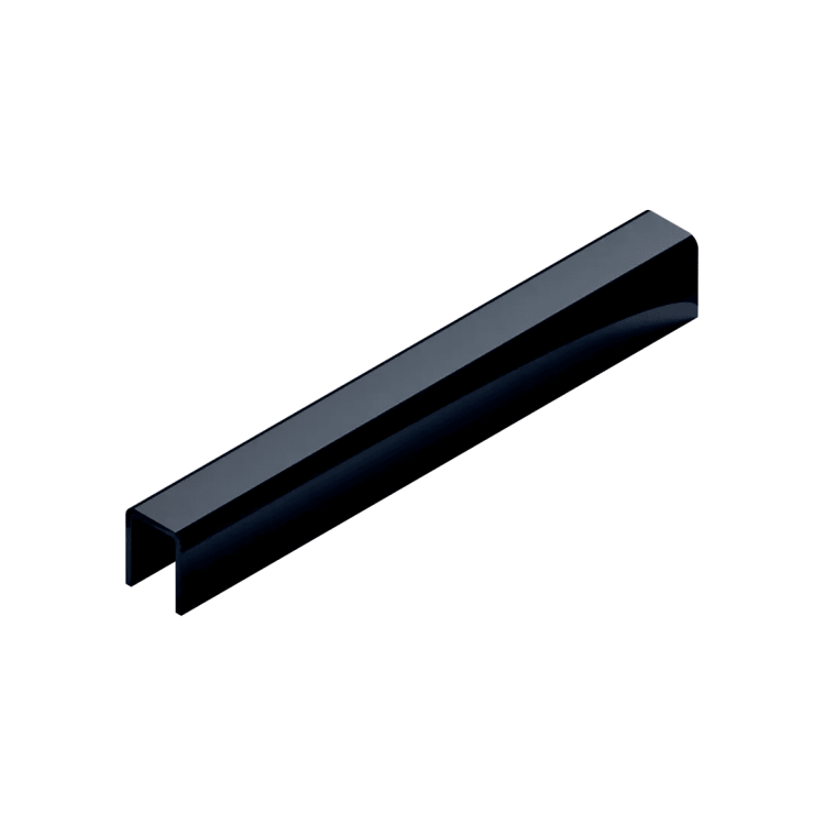 Профиль П-образный Neexy pvs95-19 BL черный зеркальный 270x0.5x0.8