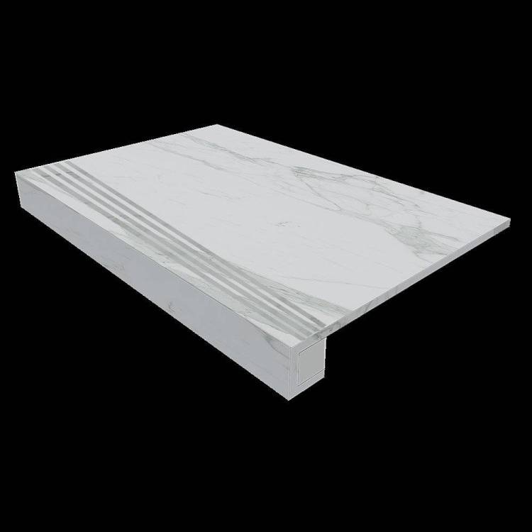 Ступень Estima Montis 36832 Белый 33x120 + Подступенок (14.5x120)