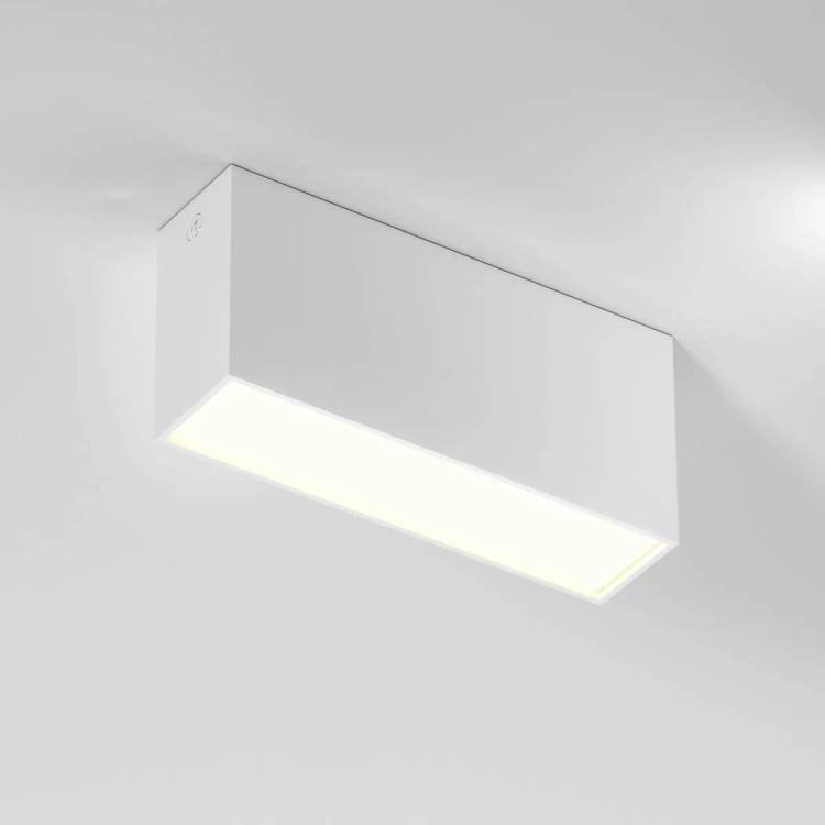 Потолочный светодиодный светильник Elektrostandard Block 25109/LED 10W 3000K белый