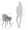 Стул Bradex Home Frida FR 0497 Коричневый фото 9