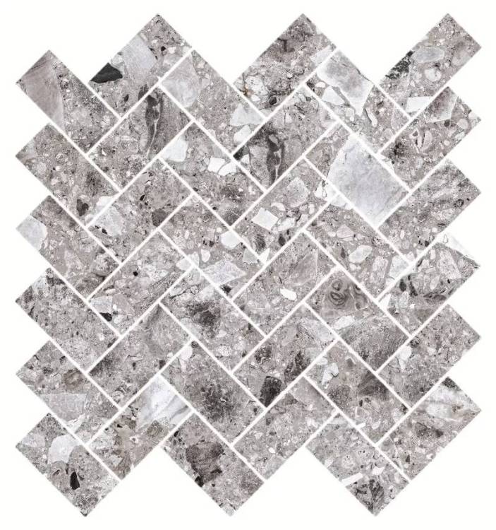 Мозаика Kerranova Terrazzo K-331/MR/m06 Light Grey 282x303x10
