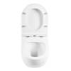 Унитаз подвесной BelBagno Onda BB066CHR/BB870SC безободковый, сиденье микролфит фото 6