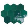 Керамическая плитка WOW Zellige 122086 Hexa Emerald 10.8x12.4