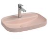 Раковина Isvea Infinity 55 10NF50055SV-2S лососевый матовый, 55x40