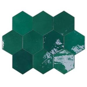 Керамическая плитка WOW Zellige 122086 Hexa Emerald 10.8x12.4