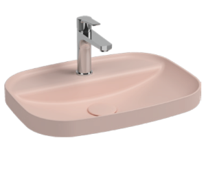 Раковина Isvea Infinity 55 10NF50055SV-2S лососевый матовый, 55x40