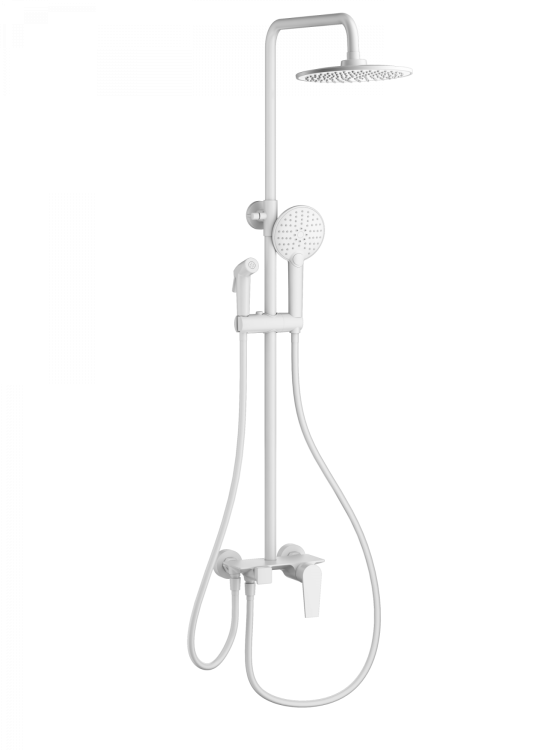 Душевая стойка Wonzon & Woghand WW-A30874-MW белый