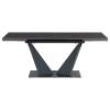 Стол Bradex Home Astra RF 0194 керамогранит, сталь, антрацит 140(190)x80x80