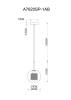 Подвесной светильник Arte Lamp Manchester A7620SP-1AB фото 3