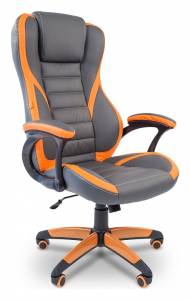 Кресло игровое Chairman Chairman Game 22 00-07019435, 7019435 Серый/Оранжевый