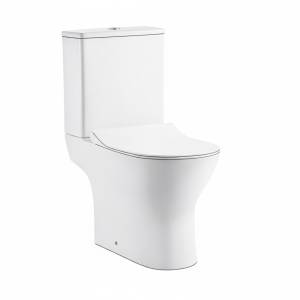 Унитаз-компакт Taliente Arte AR35045 безободковый, с крышкой-сиденьем микролифт