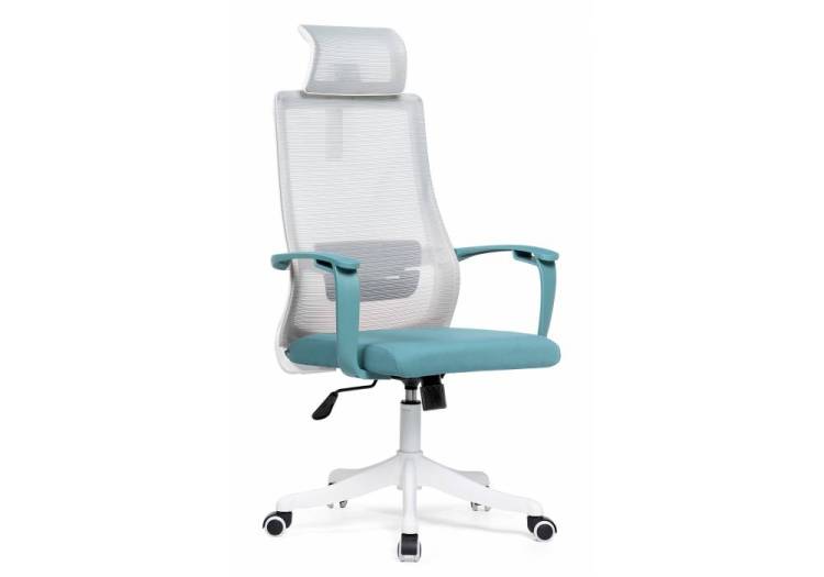 Кресло компьютерное Woodville More 15798 gray/blue/white